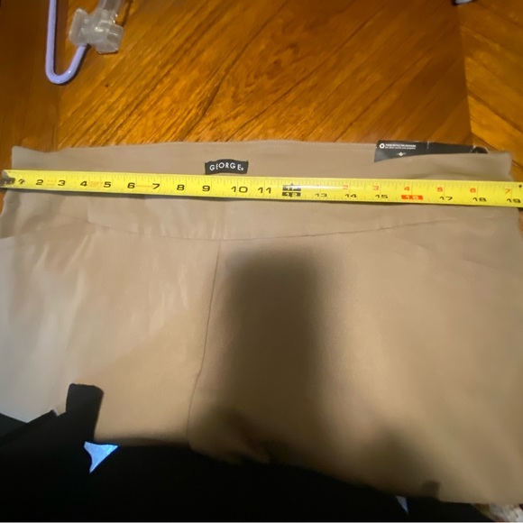 GEORGE PULL ON KHAKI SLACKS - Picture 5 of 8